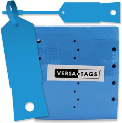 BLUE Self-Locking Arrow Key Tags (1,000 per Pack) Size 4 1/2'' X 3/4'' (BLUE)