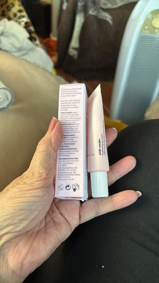 Saturday Skin Wide Awake Brightening Eye Cream 15ml. New! - Image 3 of 3