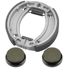 Front & Rear Brake Pads Shoes for Yamaha YTM225DX Tri-Moto 225Dx 1983 1984 1985