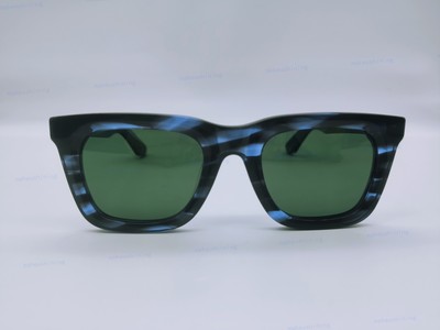 MOSCOT RIZIK INK Frame Green Lenses SunGlasses 49-22-145