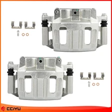 Pair Front Disc Brake Calipers w/ Bracket For 2003 - 2004  DODGE DAKOTA