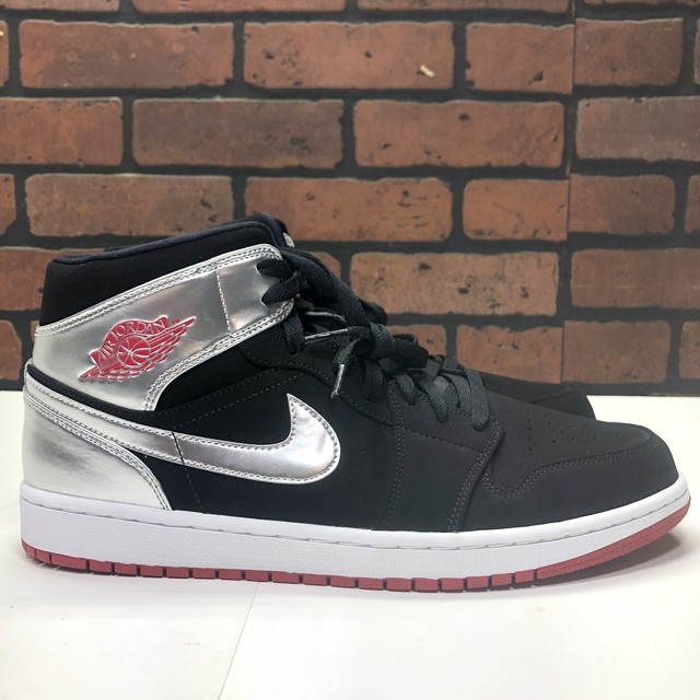 black red and silver jordan 1