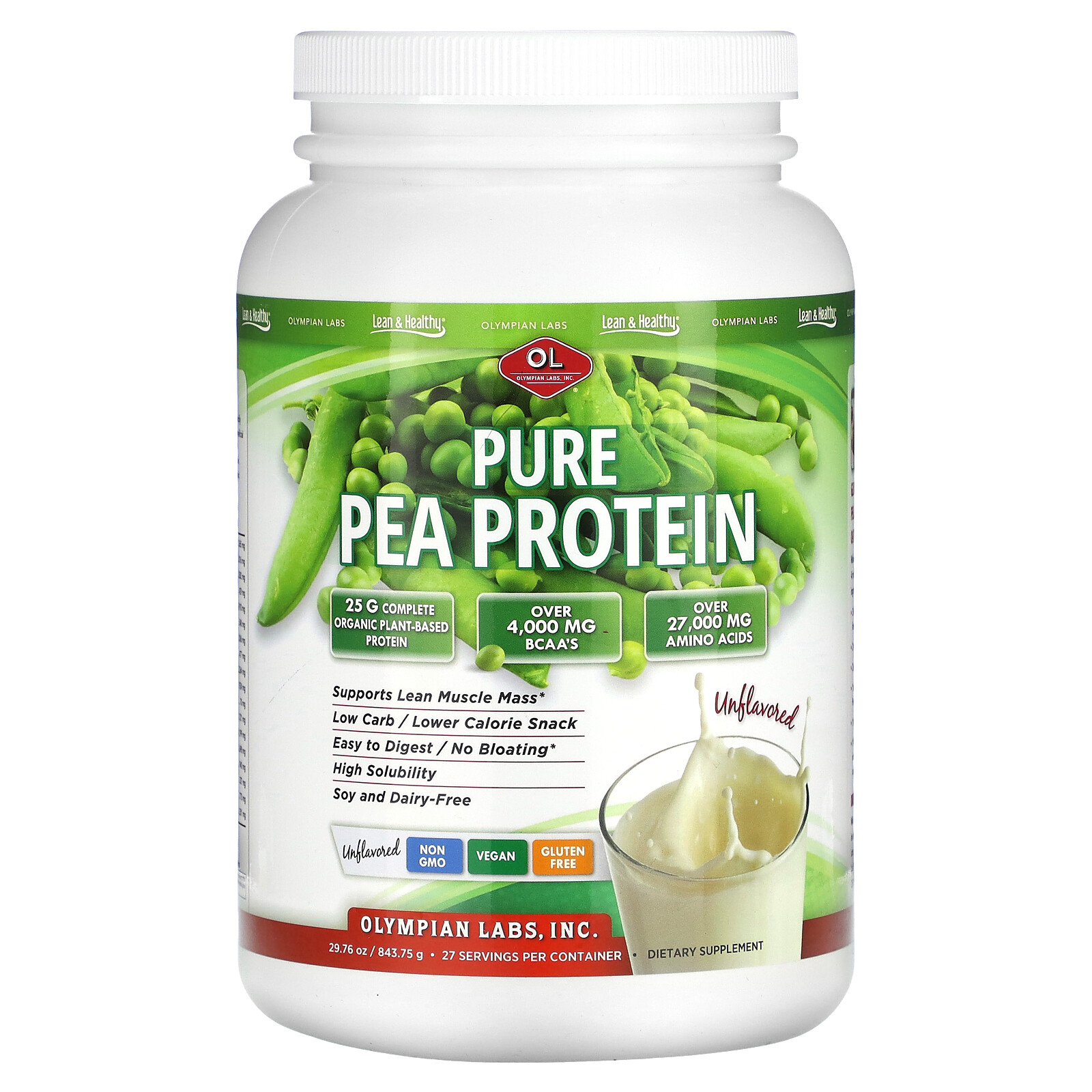 Pure Pea Protein без вкуса 2976 унции 84375 г 6690₽