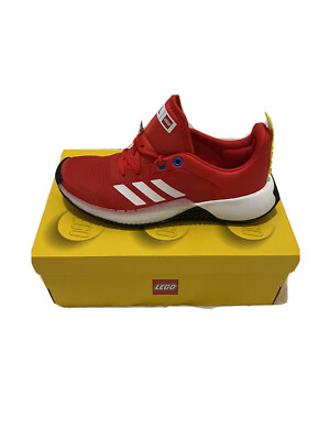 ADIDAS X LEGO Sport J Kids Running Shoe Youth Women's Red FX2865  NEW!!!!!