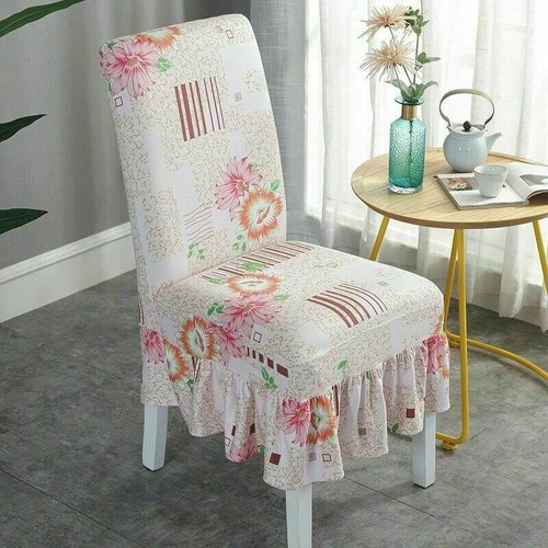 Printing Skirt Chair Cover Washable Removable Stretch Slipcover Seat Cover - Picture 24 of 29