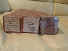 VINTAGE LOT OF THREE 3 Q.R.S. PLAYER PIANO WORD ROLLS