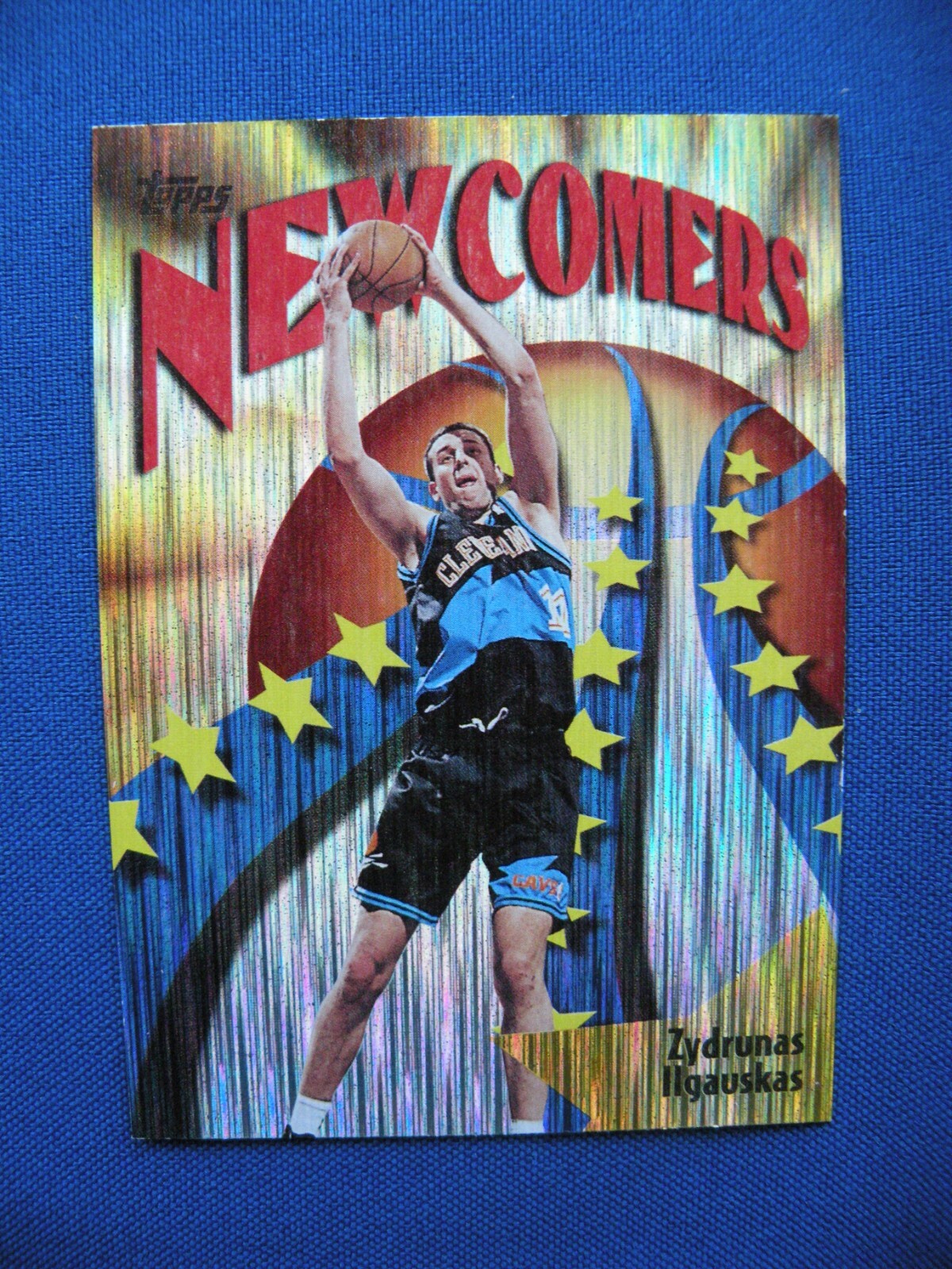 1998 Topps Basketball New Comers Zydrunas Ilgauskas Cleveland Cavaliers  #SB28