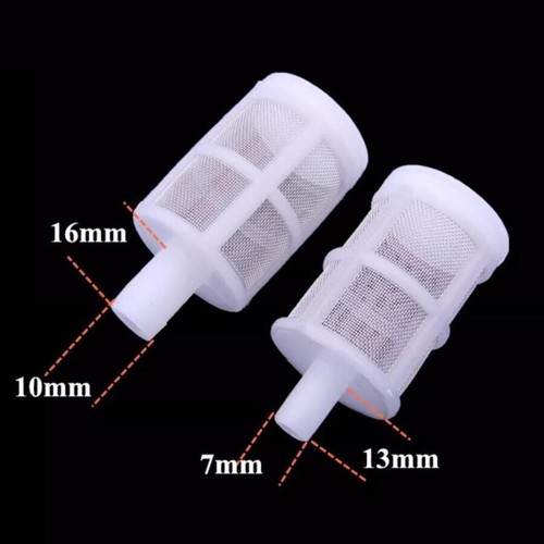 7mm/10mm Wasserpumpe Filtersieb Weiß Reinigungsgitter Netz für Aquarium Aquarium - Bild 2 von 9