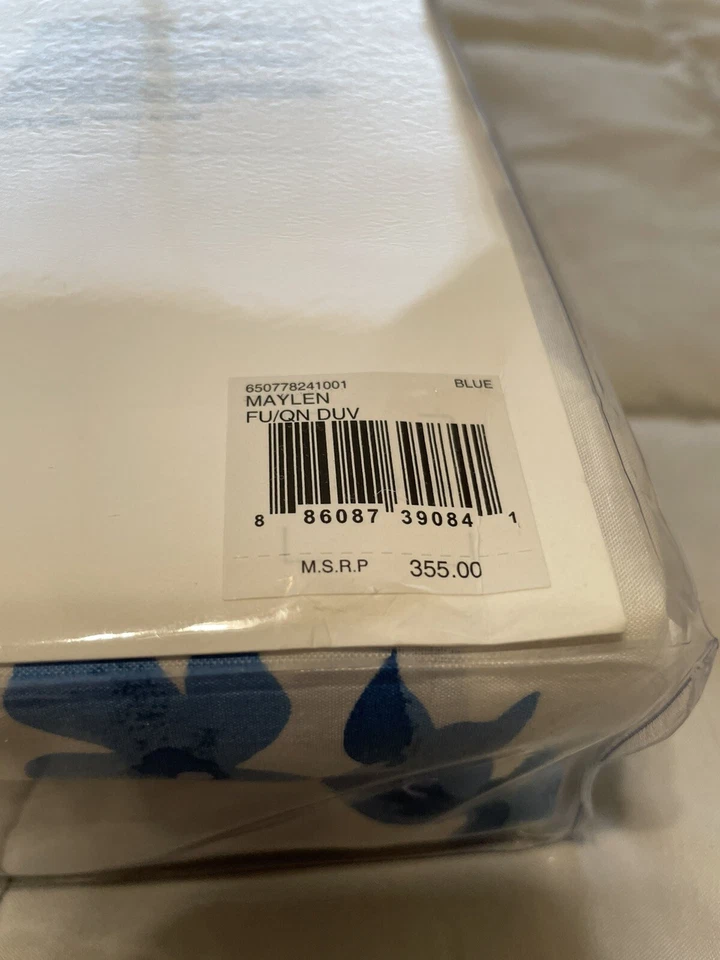 Sábanas RALPH LAUREN Georgica Maylen Azul Floral COMPLETO/QUEEN EDREDÓN $355 NUEVO Foto 3 de 4