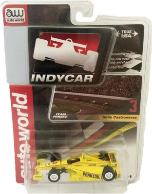 ビートルズ CAR MASCOTS♣HENRI BENDELディスプレイ日本製品 Auto World 5996 2014 Helio Castroneves #3 Pennzoil Penske Racing