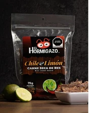 Carne Seca "El Hormigazo" Chile Y Limón Beef Jerky Crispy Premium