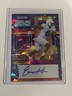 ELIJAH HIGGINS 2023 LEAF VIVID SIDELINE BLUE CRYSTAL XRC RC AUTO #5/7 Rookie