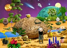 Alien Space planets Jigsaw puzzle 250 pieces board game for boy girl