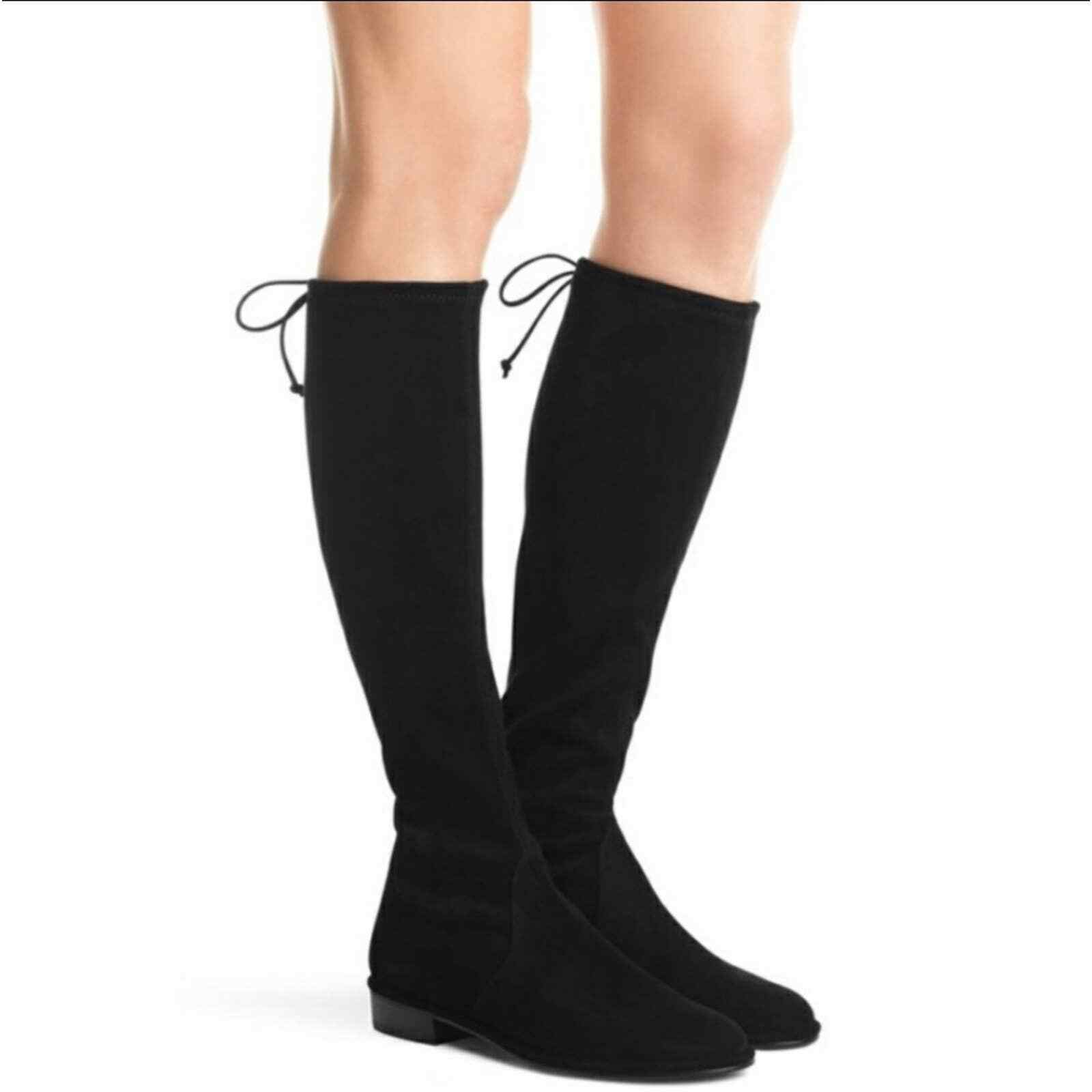 stretch out suede boots