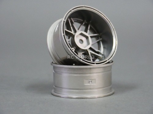 Kawada 1/10 Car WHEELS Rims MESH PLATED 4MM Offset TU-37WP (4PCS) - Picture 3 of 4