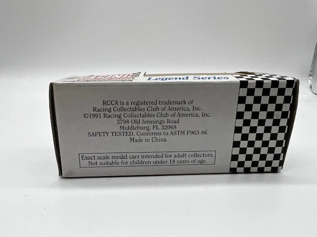 Ford Fastback RCCA 1:64 NASCAR Legend Curtis Turner #26 Ed Martin 1963 Ed Foto 3 de 4