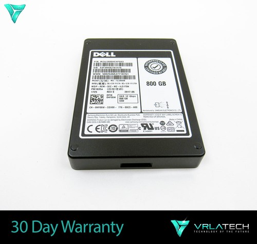 Dell Samsung 800 GB SAS SSD 2.5" 12Gbps - HF06W / 0HF06W / MZILS800HEHP0D3