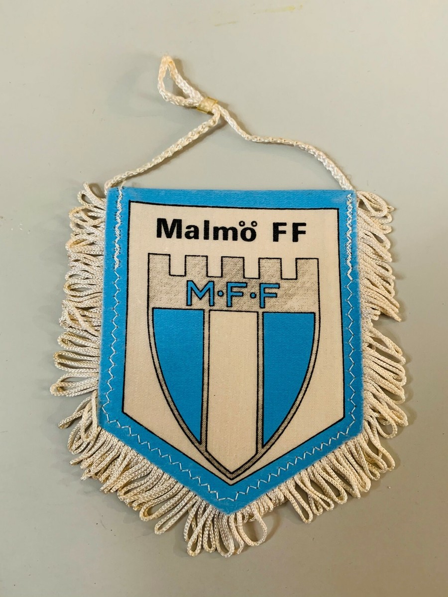 Fanion Vintage Malmo FF - Banderin / Pennant De Football Suédois - Collection