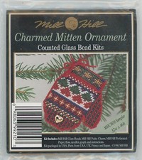 Mill Hill Charmed Mitten Band Sampler MHCM10 Counted Glass Bead Ornament Kit