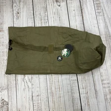 VTG ACADEMY BROADWAY ARMY GREEN CANVAS CARGO RUCKSACK HIKING HUNTING BAG NEW**