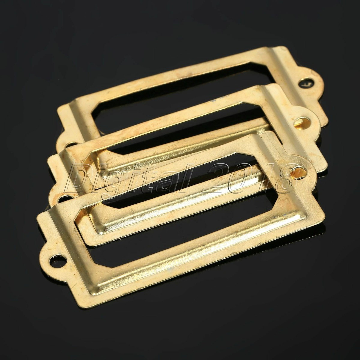 Metal Drawer Label Frame Cupboard Filing Cabinet Drawer Tag Label Name ...
