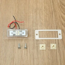 Rear Bumper LED Roll Pan License Plate Light For Silverado GMC Sierra Fleetside