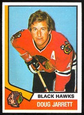 1974-75 OPC O PEE CHEE HOCKEY NHL #351 DOUG JARRETT NM CHICAGO BLACK HAWKS CARD