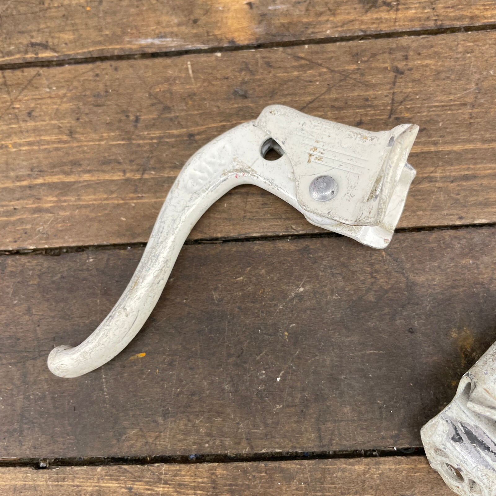 Old School BMX Brake Lever Lot 5 PARTS Vintage Levers 1 Clamp White Tech 4 A4