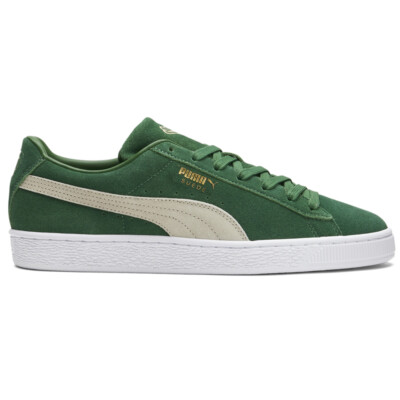 Puma Suede Classics Xxi Flagish Lace Up  Womens Green Sneakers Casual Shoes 3933