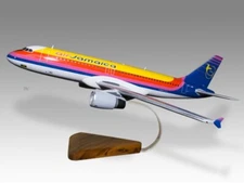 Airbus A320 Air Jamaica Desk Wood Airplane New Model Large Scale 1/100
