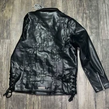 Custom Chrome Hearts Jacket Leather