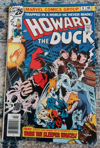 Lote Howard The Duck #4 Edad de Bronce Marvel Gene Colan Steve Gerber 9.2 Casi Nuevo- - Imagen 1 de 6