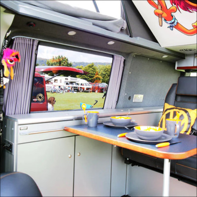 Renault Trafic Premium 3 x Seite 1 x Scheunentür Scheibengardinen Van-X
