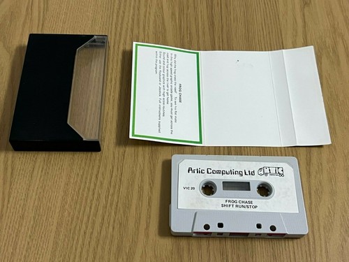 VIC 20 Artic Computing Frog Chase Cassette - Working -👽👾Retro Gift Idea👾👽 - Afbeelding 7 van 12