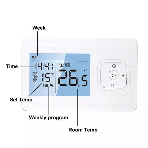 Para Tuya WiFi RF Termostato Inteligente Caldera de Gas Calefacción de Habitación Controlador de Temperatura - Imagen 8 de 19