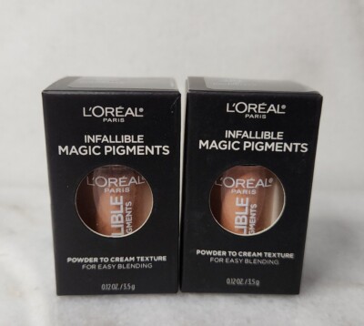 2-L Oreal Infallible Magic  Pigments  462 COFFEE DATE   Powder to Cream Texture