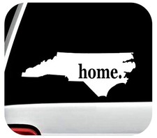 North Carolina home State Decal Sticker Car Truck SUV Van Laptop Mirror E1026