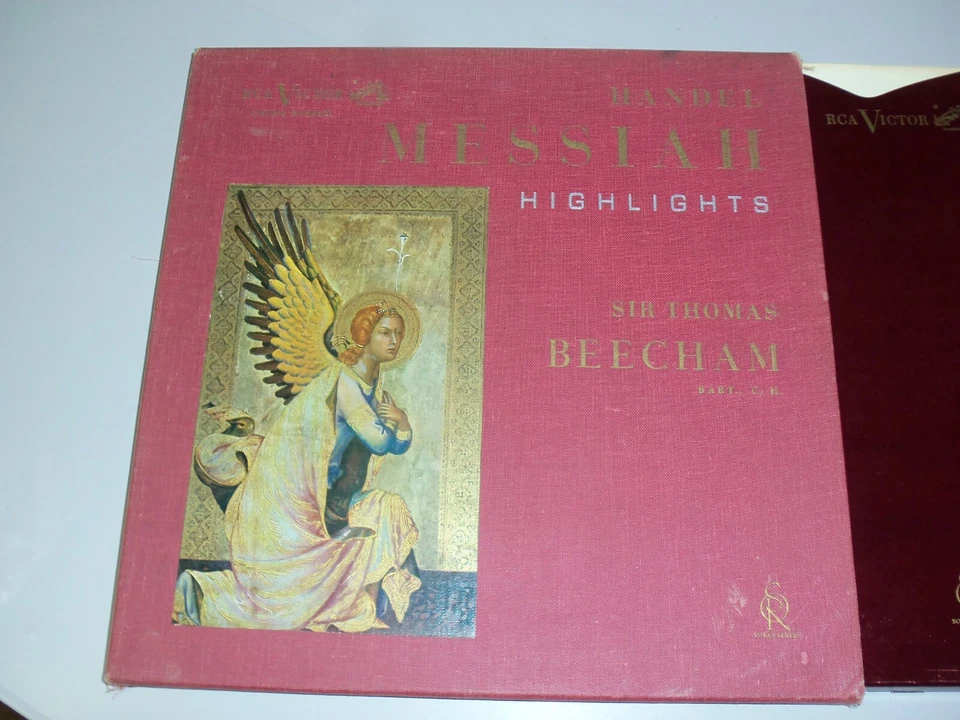 SIR THOMAS BEECHAM / GEORGE FRIDERIC HANDEL MESS  -1 RECORD BOX SET:  NL 22 - Image 2 of 4