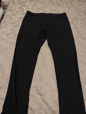 Kenneth Cole Tech Pants Men Size 38x32 Green Stretch Slim Fit New