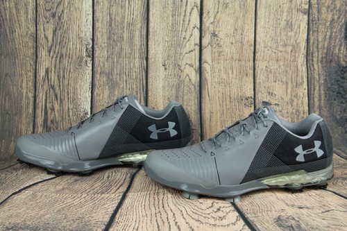 Under Armour Spieth 2 Golf Shoes Spikes Gore-Tex Gray 3000165-100 SZ MSRP $200 - Picture 3 of 12