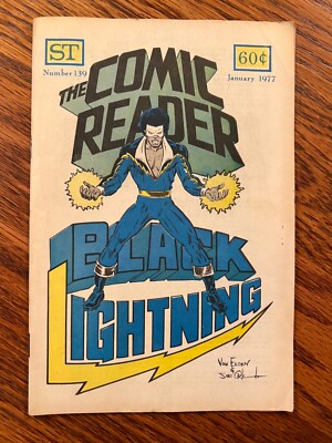 Comic Reader #139 1st Appearance Black Lightening 1977 - VG+