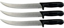 "Cuchillo de carnicero para romper 10"" - Cimitador - Hoja curva - Cubiertos Cozzini Importaciones"