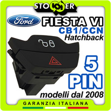 4 Arrow Light Button Switches + Door Lock Button for Ford Fiesta VI 5PIN