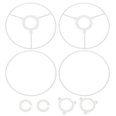 7 Zoll Lampenschirmring, 2er Set Lampenschirmrahmen mit Adapter für [Marke]