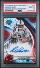 2024 Bowman Best Jaxson Dart University Best Auto #JD PSA 10 🔥