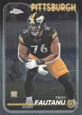 2024 Topps Chrome Troy Fautanu Pittsburgh Steelers Rookie