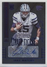 2015 Panini Contenders Draft Picks College Ticket Blue Foil Jake Waters Auto 2u3
