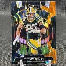 Tucker Kraft 2025 Panini Select Black and Orange Prizm Shock Hobby Exclusive #68