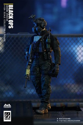 Hasuki SA01 1/12 Black OPS 6'' Soldat Actionfigur Modell Spielzeug