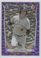 2014 Bowman Draft Purple Ice 67/99 Casey Soltis #DP110 e5r
